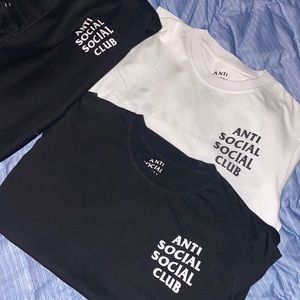 2 tees and 1 sweater.